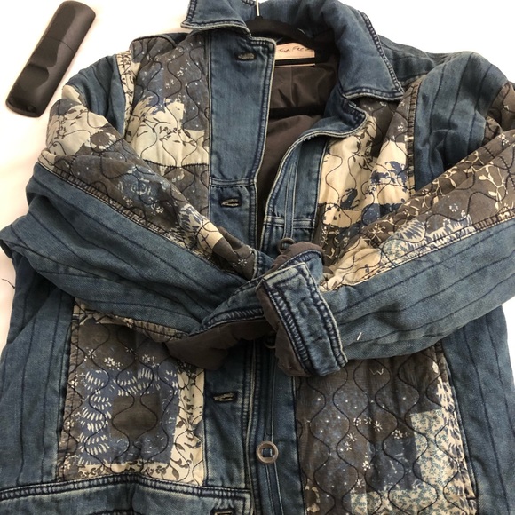 We The Free Denim Printed Jacket - Picture 2 of 4